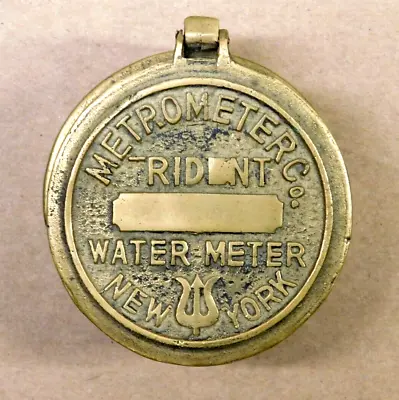 Vintage Metrometer Trident Meter Co New York Brass Water Meter • $12
