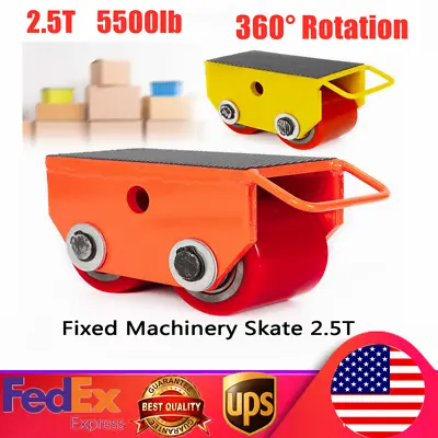 $35 • Buy Industrial Machinery Mover 2.5T 5500lb Heavy Duty Machine Dolly Skate 2 Rollers
