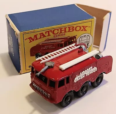 63-B2 VNMINT!! W/D2 Box Airport Foamite Alvis Lesney Matchbox Ci '64 • $24.95