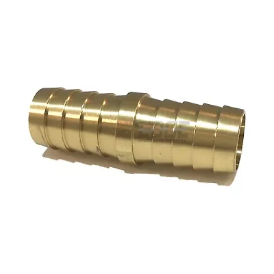 3/4   Hose Barb Mendor Union Splicer Brass Pipe Fitting Gas Fuel Water Air • $10.40