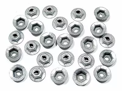 $9.95 • Buy Emblem & Trim Thread Cutting PAL Nuts Fit 1/8  Studs 5/16  Hex (Qty-25) #1301