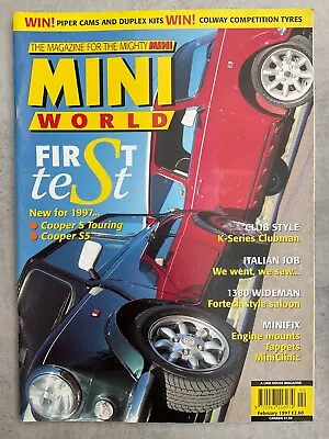 Mini World Magazine - February 1997 - K-Series Clubman 1380 Wideman Italian Jo • £7.99