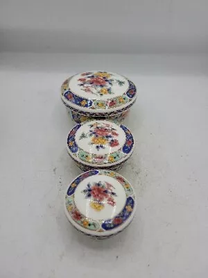 Fashion Ware Haeng Nam Sa Vintage Snow Bone China Covered Soup Rice Bowls 3 Bowl • $44