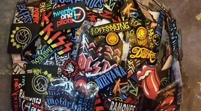 £45 • Buy Rock Band Iron On Patches 40 Patches Joblot All Rock Bands