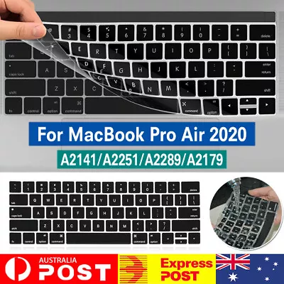 Keyboard Protector Cover Skin For MacBook Pro Air 2020 A2141 A2251 A2179 A2289 • $1.70