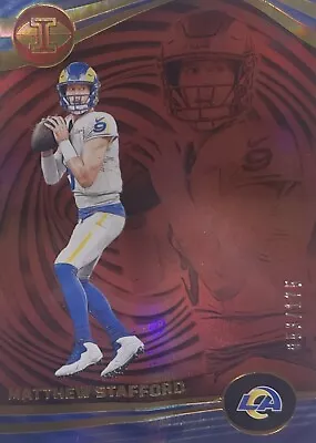 2023 Panini Illusions Matthew Stafford Red Trophy Collection /175 Rams #67 • $18