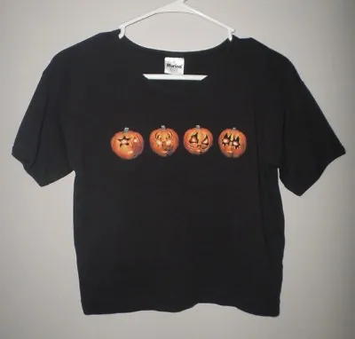 KISS Women’s Lrg Halloween T Shirt Logo Ace Frehley Pumpkins Gene Simmons Sexy • £48.19