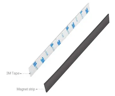 £3.97 • Buy Pack Of 2x Magnetic Adhesive Strips For LED Motion Sensor Lights Model 0406