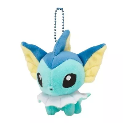 Pokemon Center Original Eevee Vaporeon Eeveeloution Dolls Plush Key Chain • $26.99