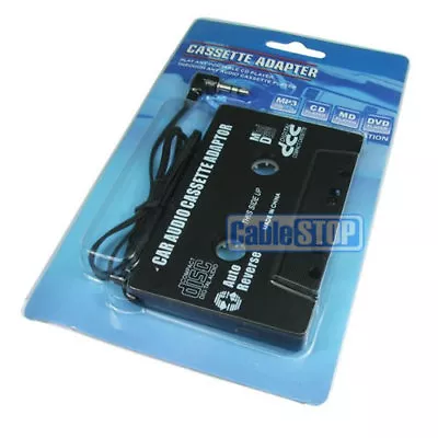 £3.45 • Buy Car Cassette Adaptor CD MD IPOD NANO MP3 Tape Converter 3.5mm Aux Jack Adapter