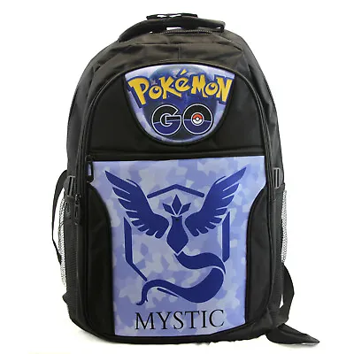 PK - Team Mystic 19  School Bag NEW Pokett Monster Backpack Bookbag Strap • $18.19