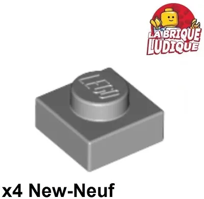 LEGO 4x Flat Plate 1x1 Grey/Light Bluish Gray 3024 New • $2.74