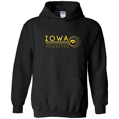 Iowa Hawkeyes Logo Ping Hoodie - Team Color College University - Black • $49.99