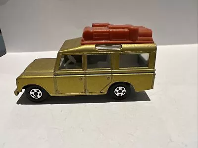 LESNEY MATCHBOX LAND ROVER SAFARI - No 12  | Rare Gold Edition | Defender Model • $19.29