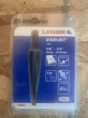 Lenox 30881-VB1 Vari-Bit 1/8-Inch To 1/2-Inch Step Drill Bit With 1/4-Inch Shank • $23