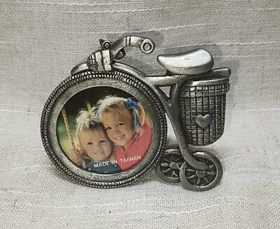 Vintage 1999 Small Frame 3D Pewter Tricycle Bike 3  X 2.5   • $11.99