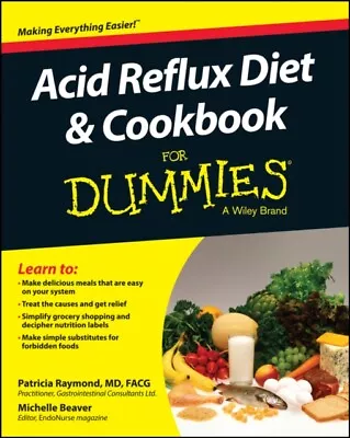 Consumer Dummies - Acid Reflux Diet And Cookbook For Dummies - New Pap - J245z • £15.60