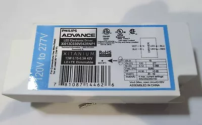 Philips Xitanium 13w Led Electronic Driver/ Ballast Xi013c030v042rnp1 Dimmable • $12