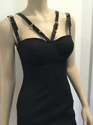 Dolce&gabbana Vintage Black Bustier Dress It40 Us4 • $899