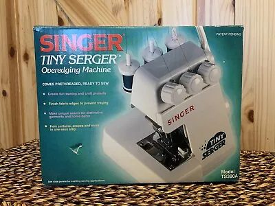 Singer Tiny Serger Electric Overedging Machine Sewing (TS380A) • $99.95