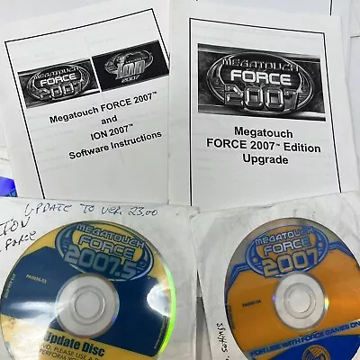 Megatouch Force  Edition DVD Video Game Discs 2007 • $19.20