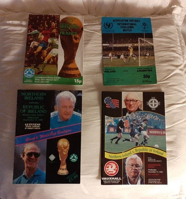 £3.99 • Buy 4 Republic Of Ireland Football Programmes  1977-93