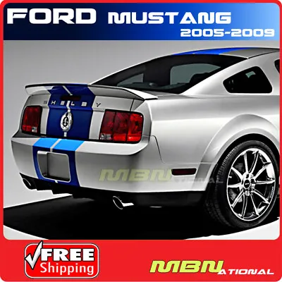 For 05-09 Ford Mustang 2DR Cobra Rear Trunk Wing Spoiler Primer GT Unpainted ABS • $146.81