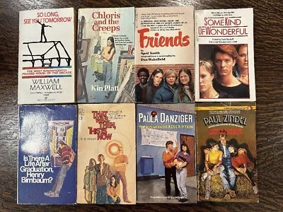 Lot Of 8 Vintage 1980s YA Pb Friends~Some Kind Of Wonderful~Friends~So Long~Ch.. • $24.95