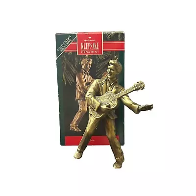 Hallmark Elvis Presley Christmas Ornament ‘92 Brass Plated Gold Crown Exclusive • $9.99