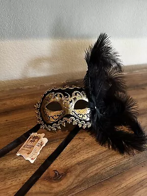 La Maschera Del Galeone Feathered Mask • $22