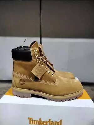 Timberland Men's 6 Inch Premium Waterproof Boots Wheat Nubuck Size 10 M US • $87.75