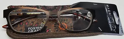 +1.00 Foster Grant Magnivision Sarah Womens Vision Reading Glasses W/case New  • $24.99