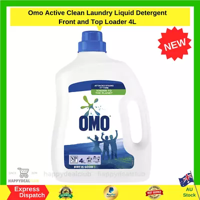 OMO Active Clean Laundry Liquid Detergent Front And Top Loader 4L Pre-treaters • $33.50