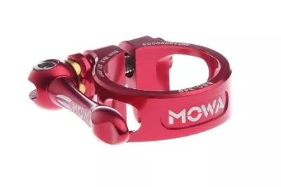 MOWA BSC Road Mountain Cyclocross EBike Cycling Seatpost QR Clamp 31.8mm In Red • $19.98