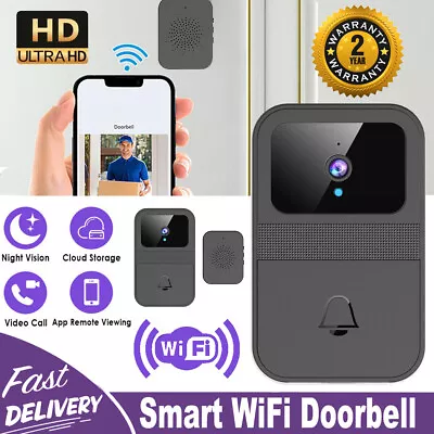 WiFi Wireless Intercom Smart Doorbell Video Security Camera Door Ring Bell Chime • $13.89