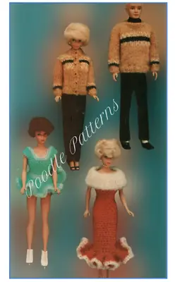 £2.50 • Buy KNITTING PATTERN Barbie Fashion Doll Clothes Evening Party Gown Dress Teen Sindy