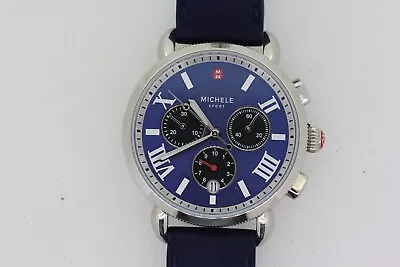 Michele Sport Sail Blue Chronograph Dial Women's Watch MWW01P000006 • $350