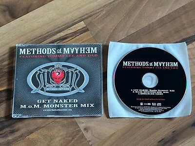 METHODS OF MAYHEM Feat TOMMY LEE Get Naked EURO Promo CD Single • $7.80