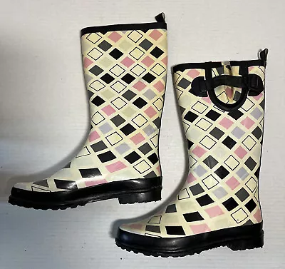 Gabriella Rocha Women’s Stylish Rain Boots Multi Color Size 7 High Calf • $33.85