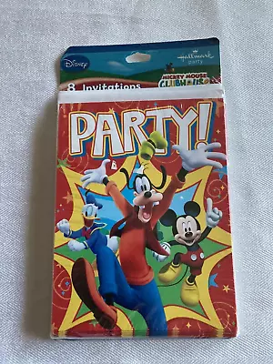 Hallmark Party Disney Mickey Mouse Clubhouse Party Invitations & Envelopes  8 • $5