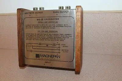 Magnepan MG III Crossover Amp  • $199.99