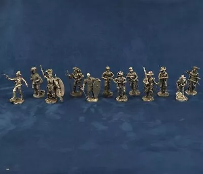 Franklin Mint  Soldiers Of The Greatest Armies  Pewter Figures - Free Ship USA • $99.99