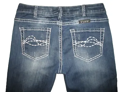 Cowgirl Tuff Edgy Mid Rise Bootcut Jeans Tag Size 32x33 • $28.99