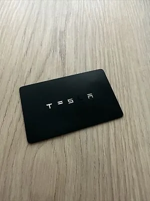 GENUINE OEM Original Tesla Model S 3 X Y Plaid Key Card Black SAME-DAY SHIPPING! • $24.88