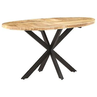 £299.24 • Buy Dining Table Furniture345 Solid Mango Wood Industrial Style Kitchen Dinner Table