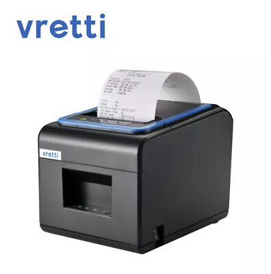 £89.99 • Buy POS Receipt Printer 80mm VRETTI USB Thermal Receipt Printer Restaurant Kitchen