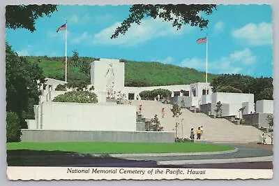 Military~Nat'l Mem'l Cemetery Pacific HI~Courts Of Honor~Continental Postcard • $1.60