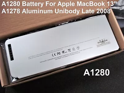 NEW 56.2Wh A1280 Battery For Apple MacBook 13  A1278 Aluminum Unibody Late 2008 • $27.75