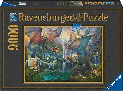 Ravensburger 9000pc Jigsaw Puzzle - Magic Forest Dragons - 167210 • $129.15