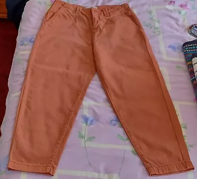 Fat Face Women's Rust Brown Tapered Chinos. Size 10S-12S. Very Good Condition  • £9.99